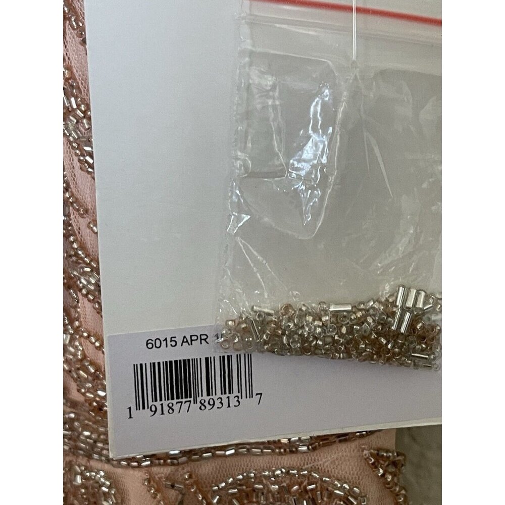 Mac Duggal Gown Dress Size 10 V Neck Sequined Beaded Embellished 6015 $598 - Picture 10 of 16